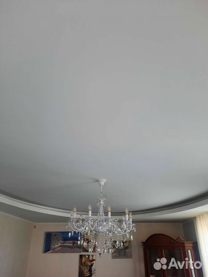 Люстра потолочная бу хрустальная