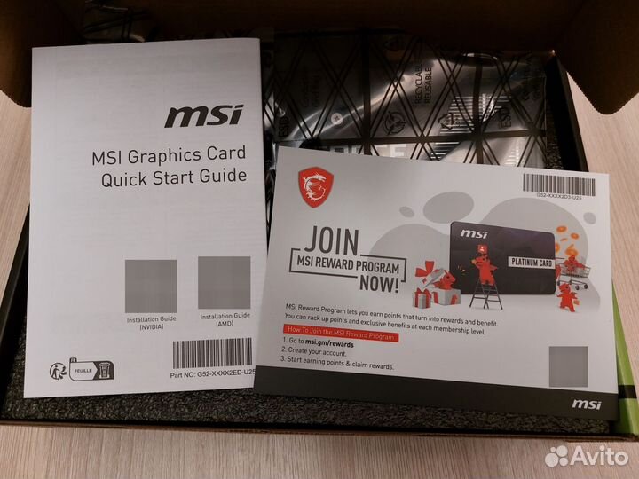 Новая Rtx 3050 MSI 8 GB
