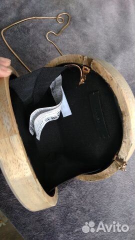 Сумка-клатч Mango,дерево с перламутровым покрытием