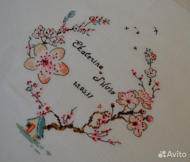 Свадебная метрика вышивка