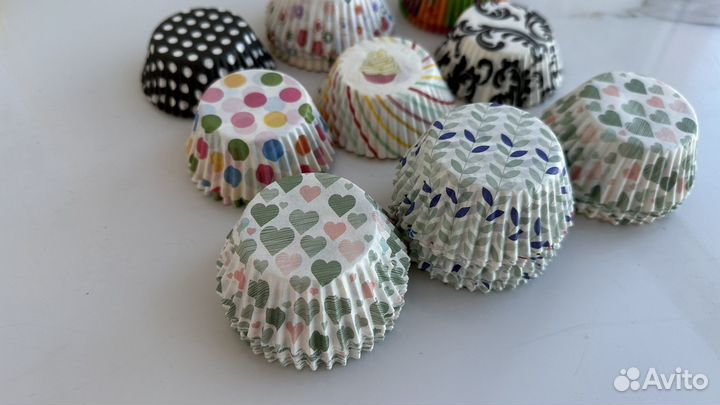 Силиконовые и бумажные капсулы формы для выпечки