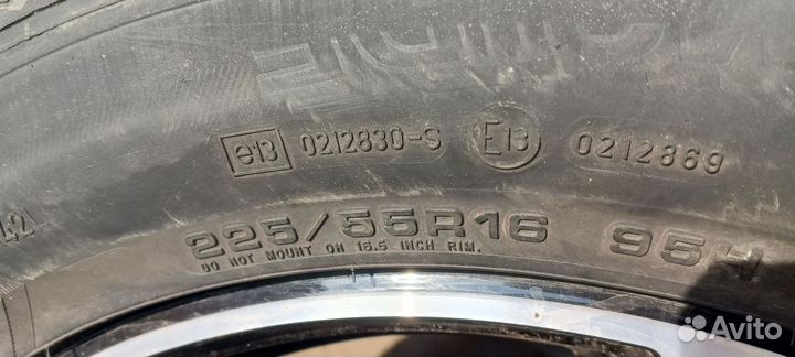 Колеса R 16 225 55 зимние 4 штуки)