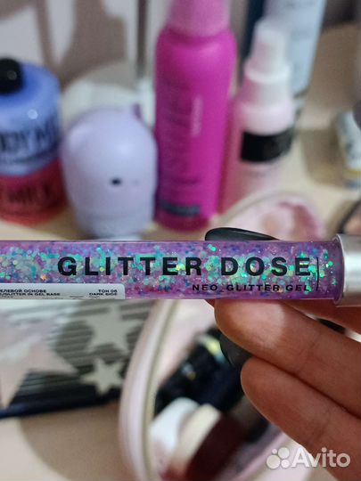 Блестки глиттер на гелевой основе