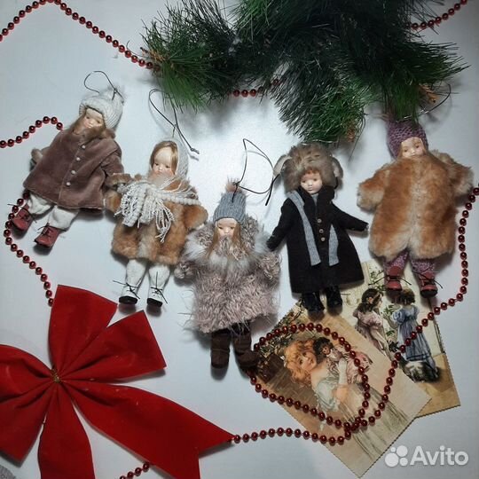 Комплект игрушек. Куколки СССР