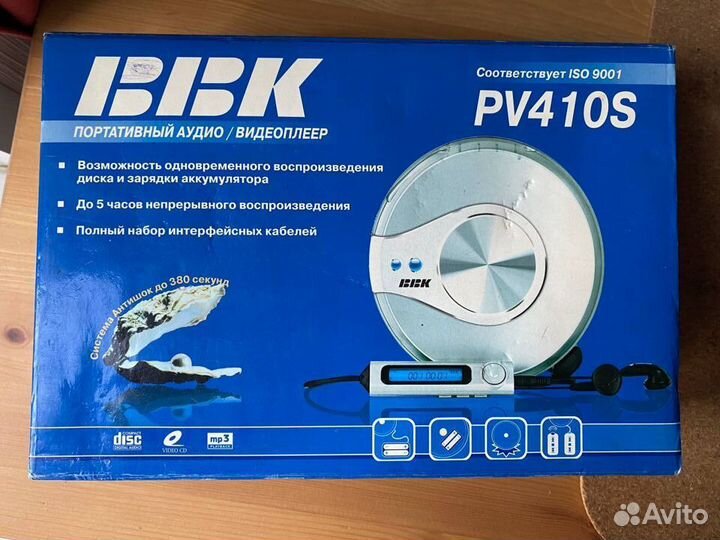 Портативный плеер BBK PV410S