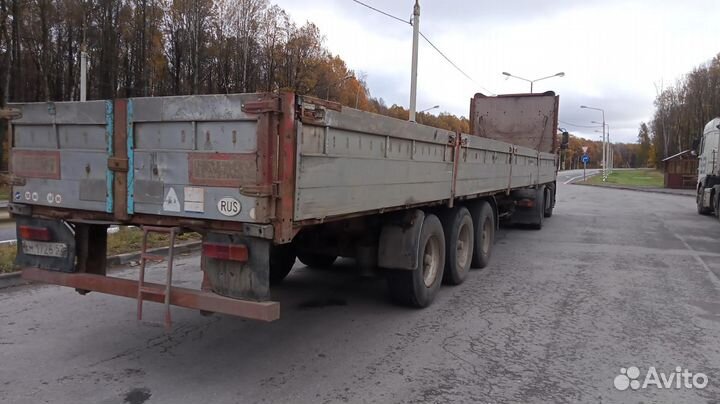 Полуприцеп бортовой Krone SDP27, 2002