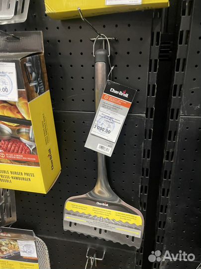 Стальная лопатка для гриля широкая Char Broil