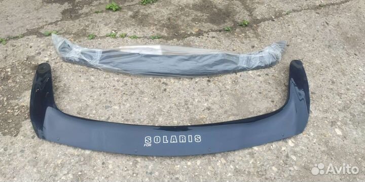 Дефлектор, отбойник Hyndai solaris