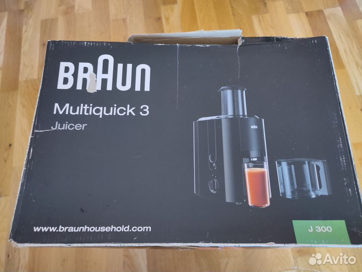 Соковыжималка Braun J300 Multiquick 3