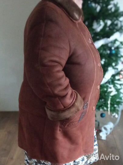Дубленка женская 60размер