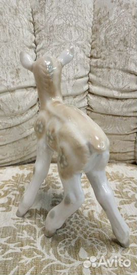 Статуэтка Оленёнок Дулево. Редкость