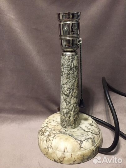 Остов настольной лампы мрамор СССР