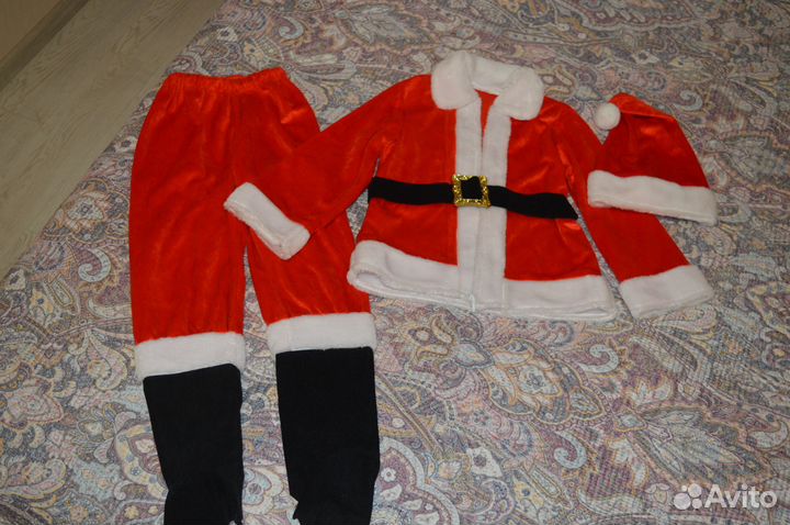 Костюм Санта-клаус на мальчика размер 122