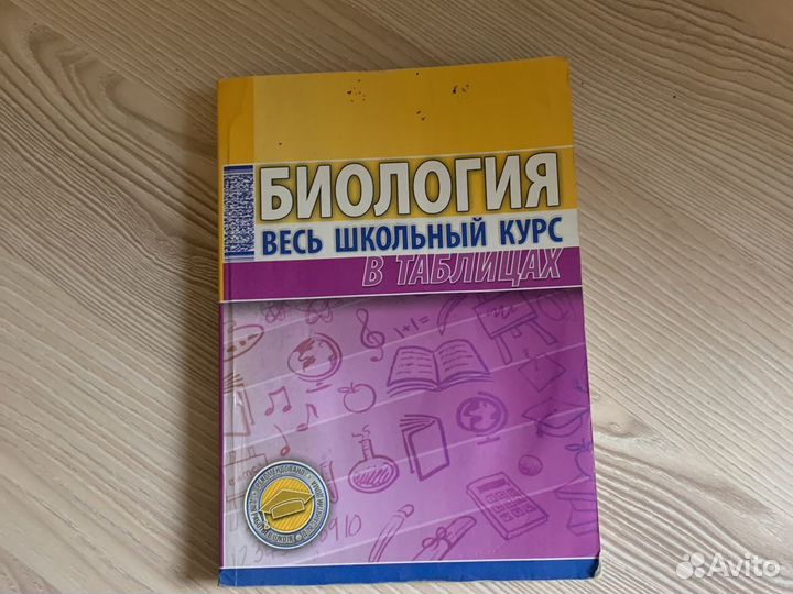 Биология, Весь школьный курс в таблицах