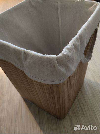 Корзина для белья бамбук