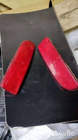 Катафоты отражатели приора на задний бампер