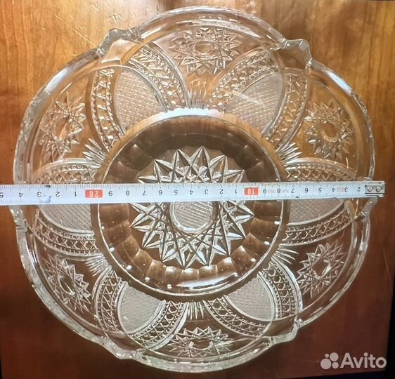 Ваза хрустальная для фруктов