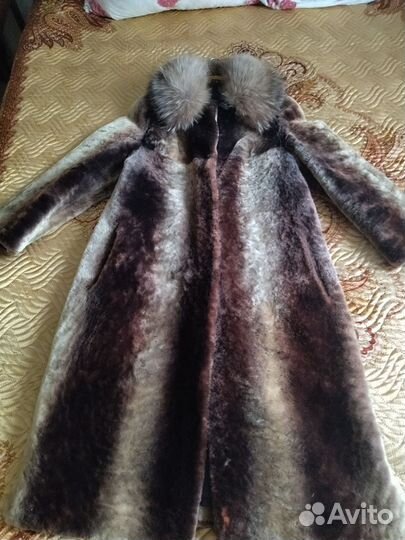 Шуба мутоновая бу 48 -50 раз