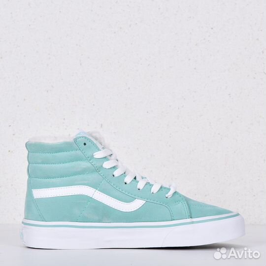 Зимние кеды Vans Green c мехом арт w109-16 36