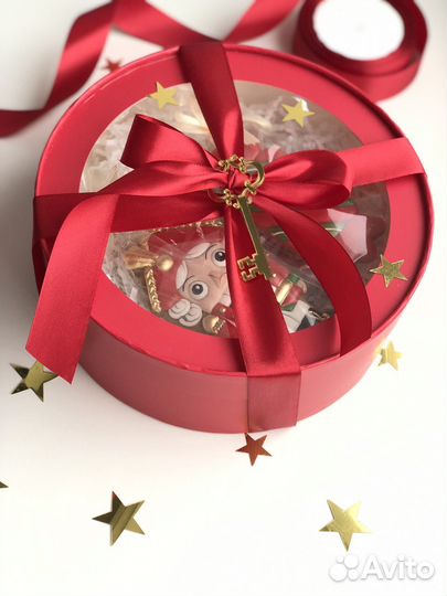 Упаковка круглая для зефира, пряников, шоколада