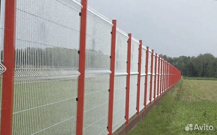 Забор из 3D сетки цена за метр, калитки