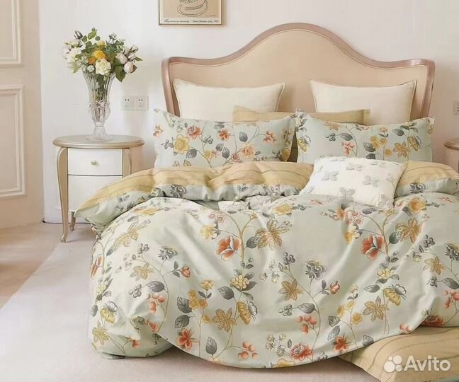 Постельное белье 2х спальное. Новое