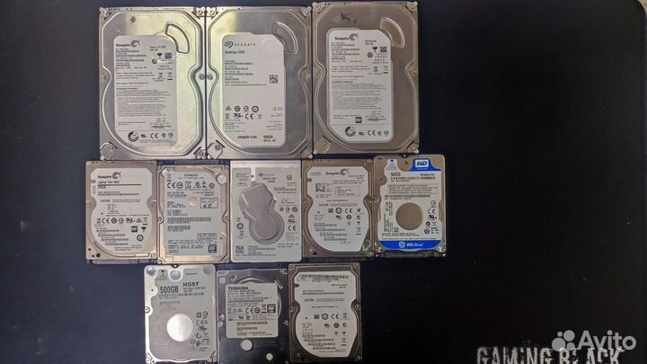 Жесткие диски 500Gb разные
