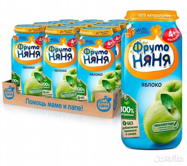 Фруктовое пюре агуша