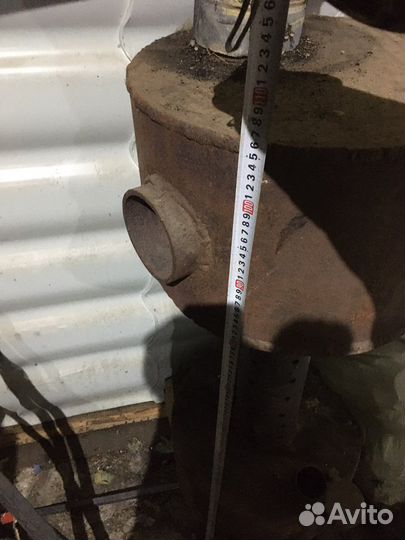 Буржуйка печь на отработке