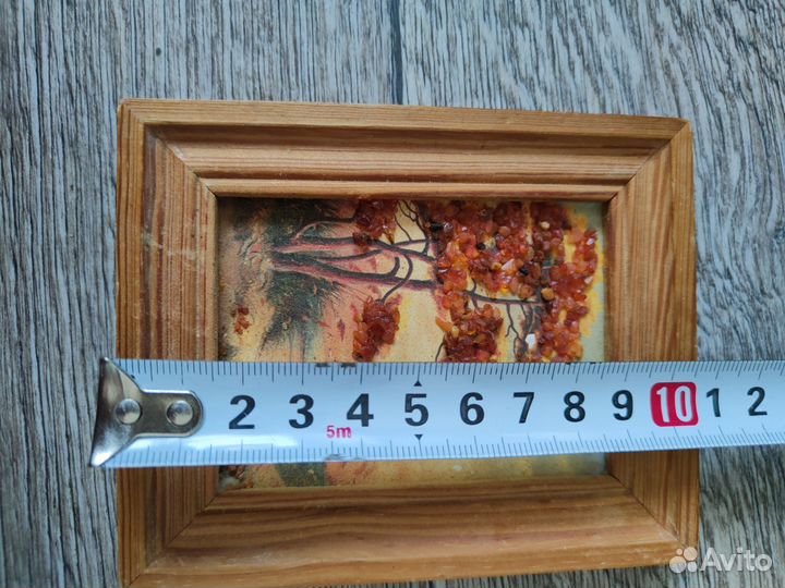 Винтажные картины с янтарем