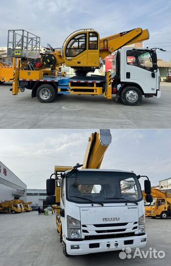 Автогидроподъемник автовышка GKS30 Isuzu KV100