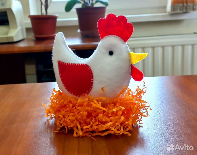 Пасхальная поделка (декор) в сад/школу Курочка