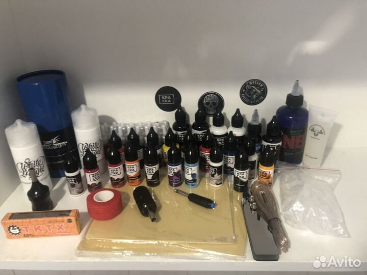 Картриджи, иглы, краски, мази для тату и татуажа