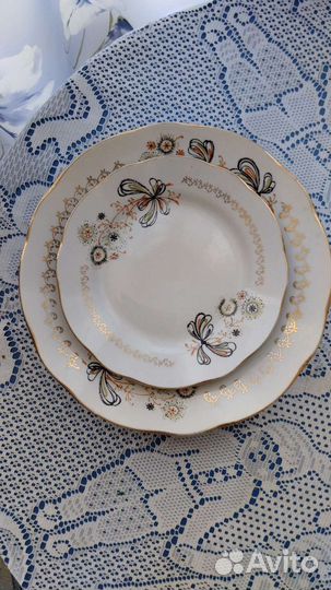 Столовый сервиз Рижского фз из17 предметов на 4 п