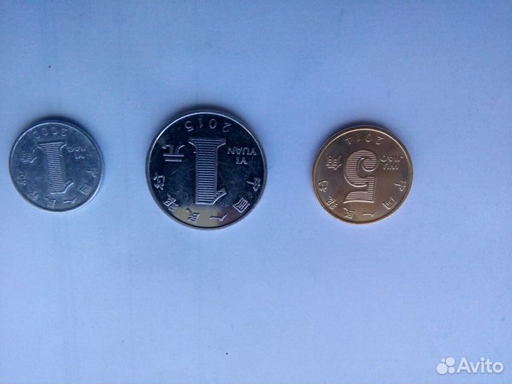 Монеты и банкнота Китая кнр