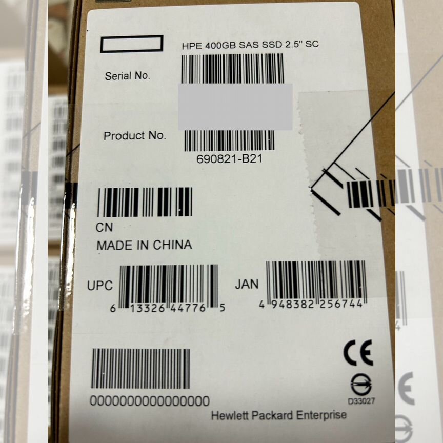 [690821-B21] Жесткий Диск Hp Ssd 400gb691023-001