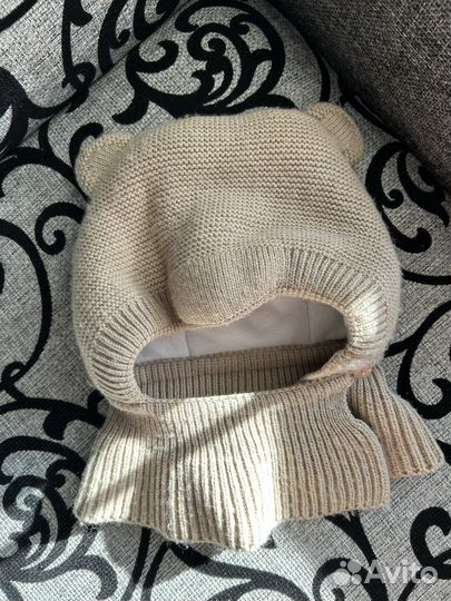 Шапка шлем детская