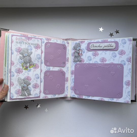 Альбом для малыша Мишки Тедди скрапбукинг
