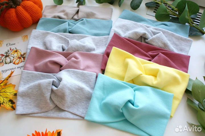 Повязка на голову теплая