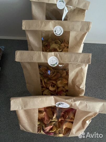 Яблочные чипсы