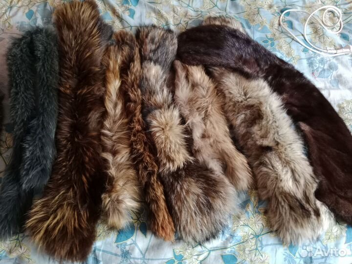 Воротники натуральный мех