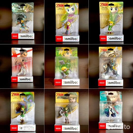 Amiibo Nintendo фигурки разные новые