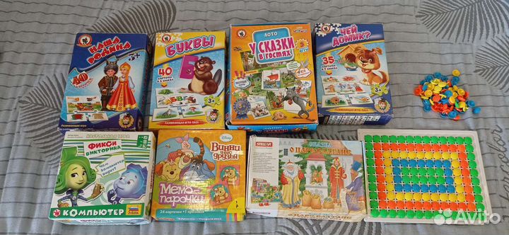 Настольные игры, мозайка, пазлы
