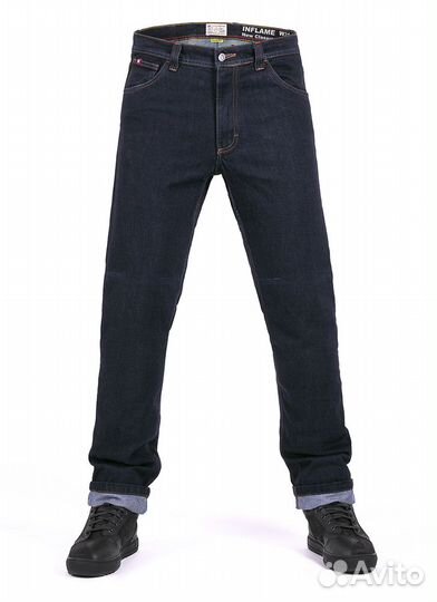Inflame New Classic Dark Blue мотоджинсы темно синие (размер: 34)