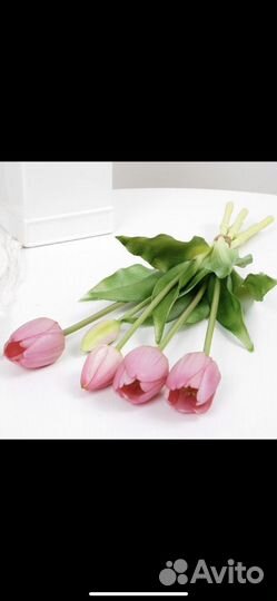 Искусственные Цветы Тюльпаны, интерьерные