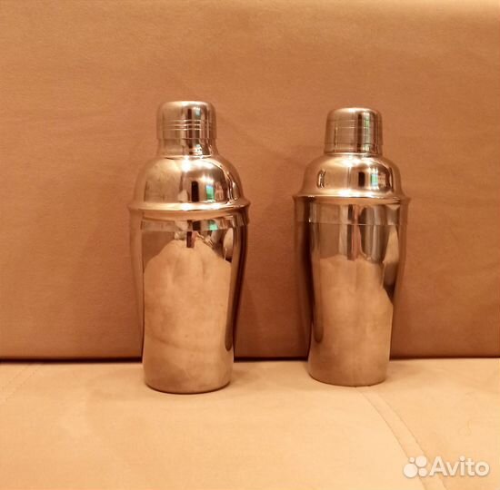 Шейкеры для коктейлей металлические