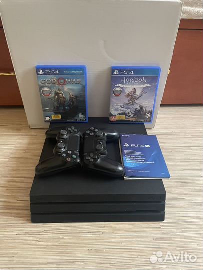Sony PS4 pro 1tb + игры+ подписка