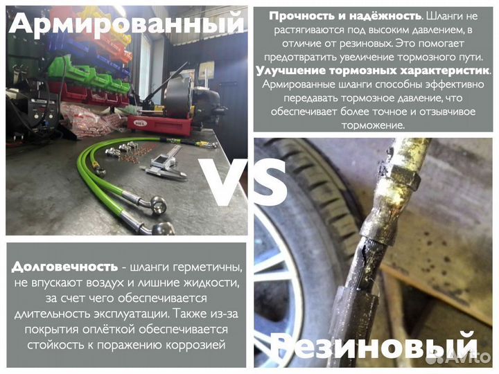 Армированные тормозные шланги Forester SF 2002