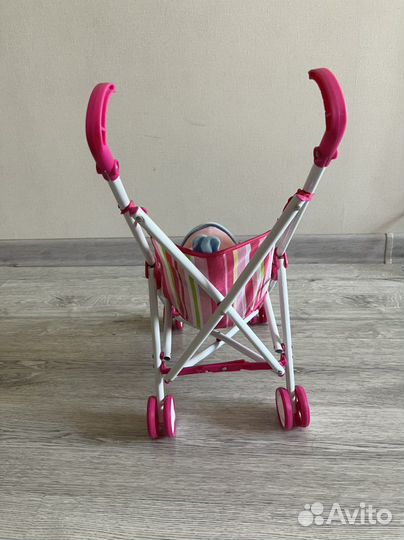 Коляска кукольная с пупсом