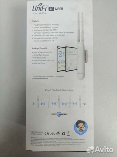 Точка доступа Unifi AC Mesh model: UAP-AC-M